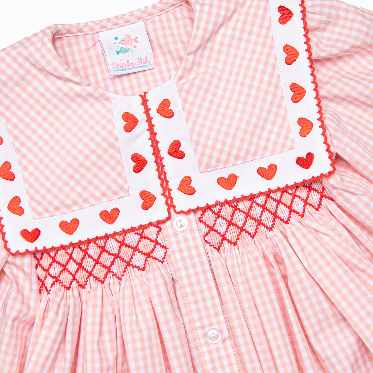 Girl's Close to the Heart Embroidered Dress in Pink size 3T | Stitchy Fish Girl's Close to the Heart Embroidered Dress in Pink size 3T | Stitchy Fish