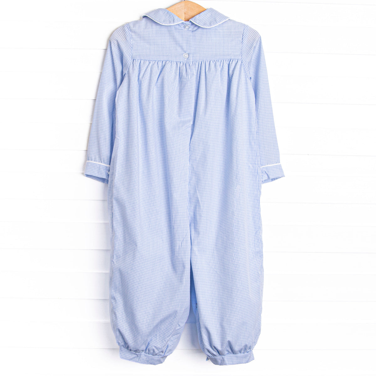 Barret Long Romper, Blue – Stitchy Fish