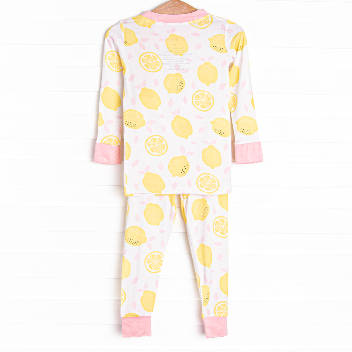 Sleepy Slices Bamboo Pajama Set, Yellow – Stitchy Fish