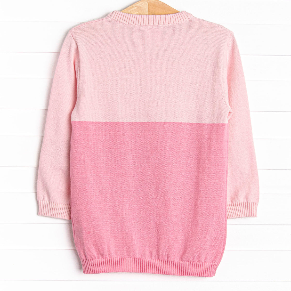 Color Block Sweater, Pink – Stitchy Fish