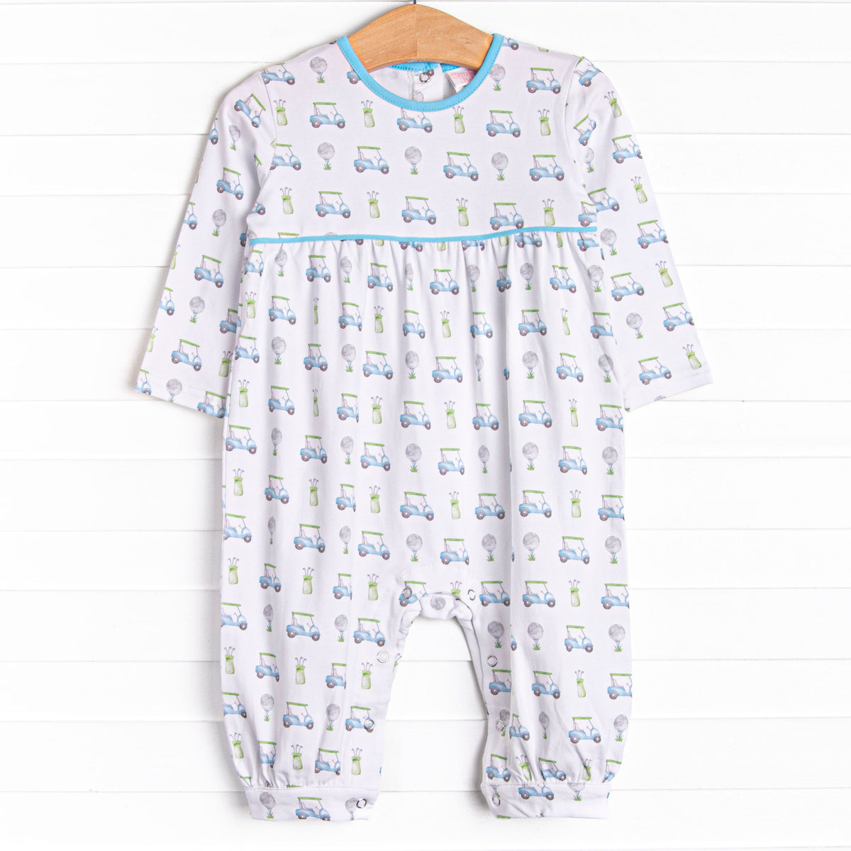 Tee Time Romper, Blue – Stitchy Fish