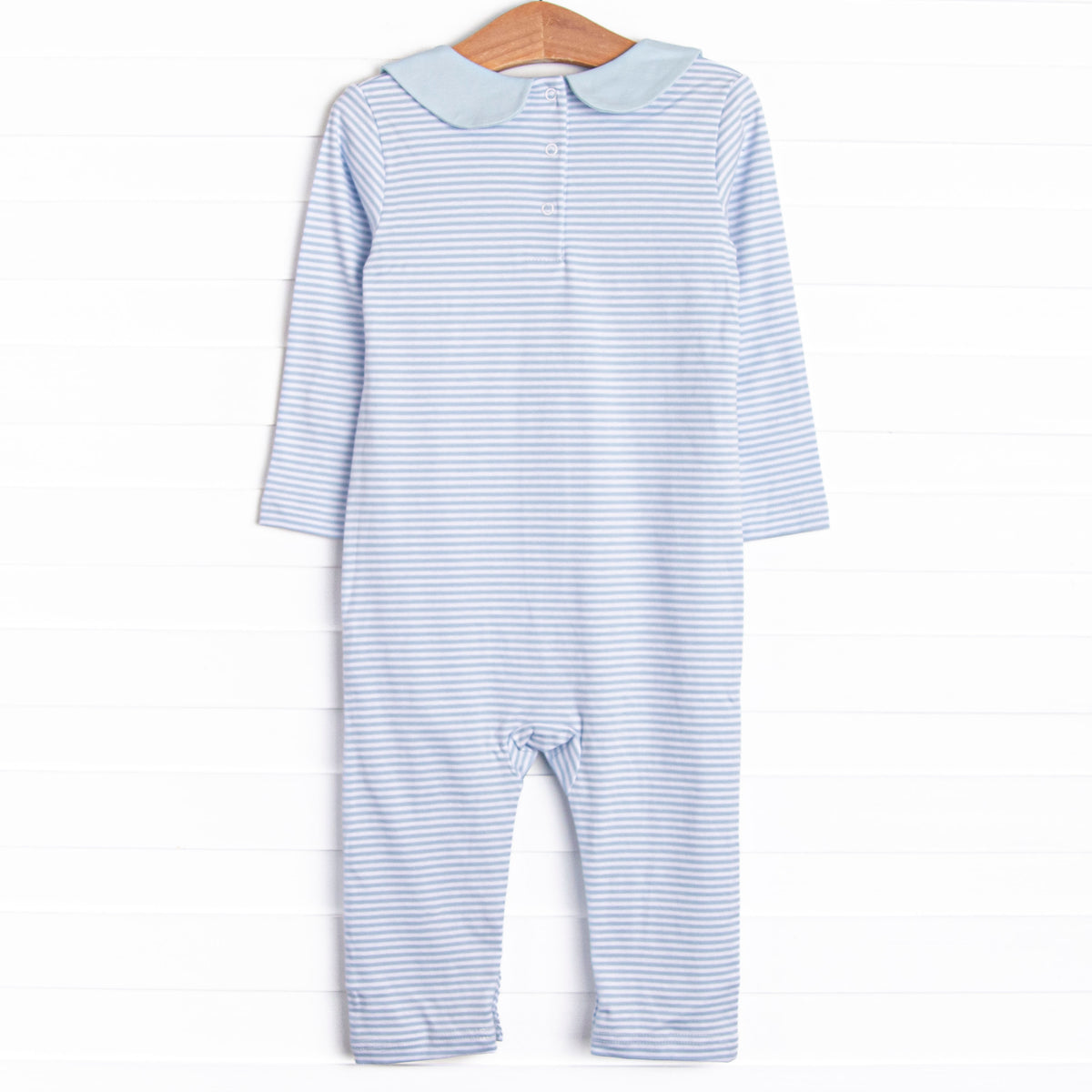 Blue Stripes Pima Romper main image 0