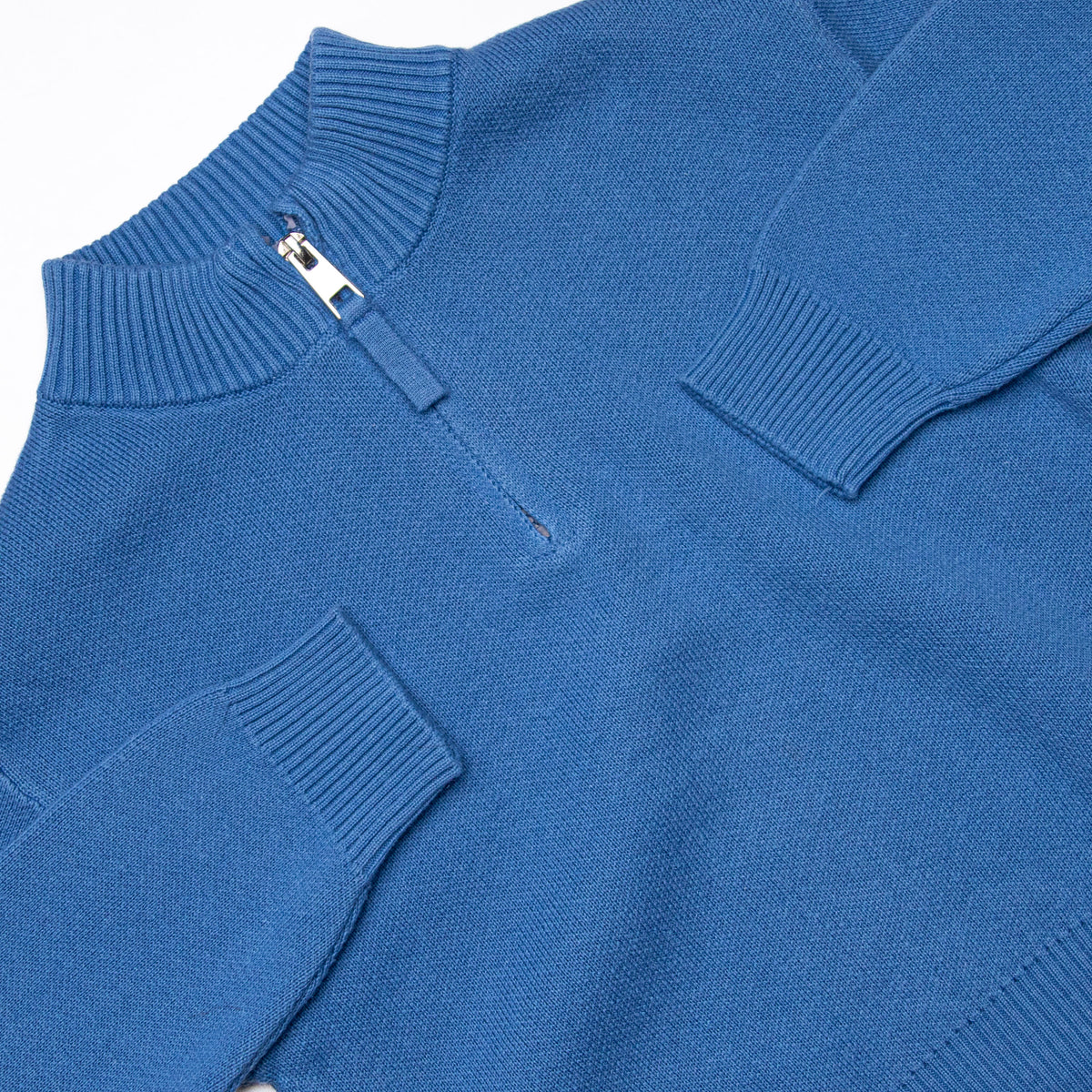 最終値下げ　Full Zip Knit Jersey (Milkey Blue) Full Zip Knit Jersey (Milkey Blue) - ZUTOMAYO MART