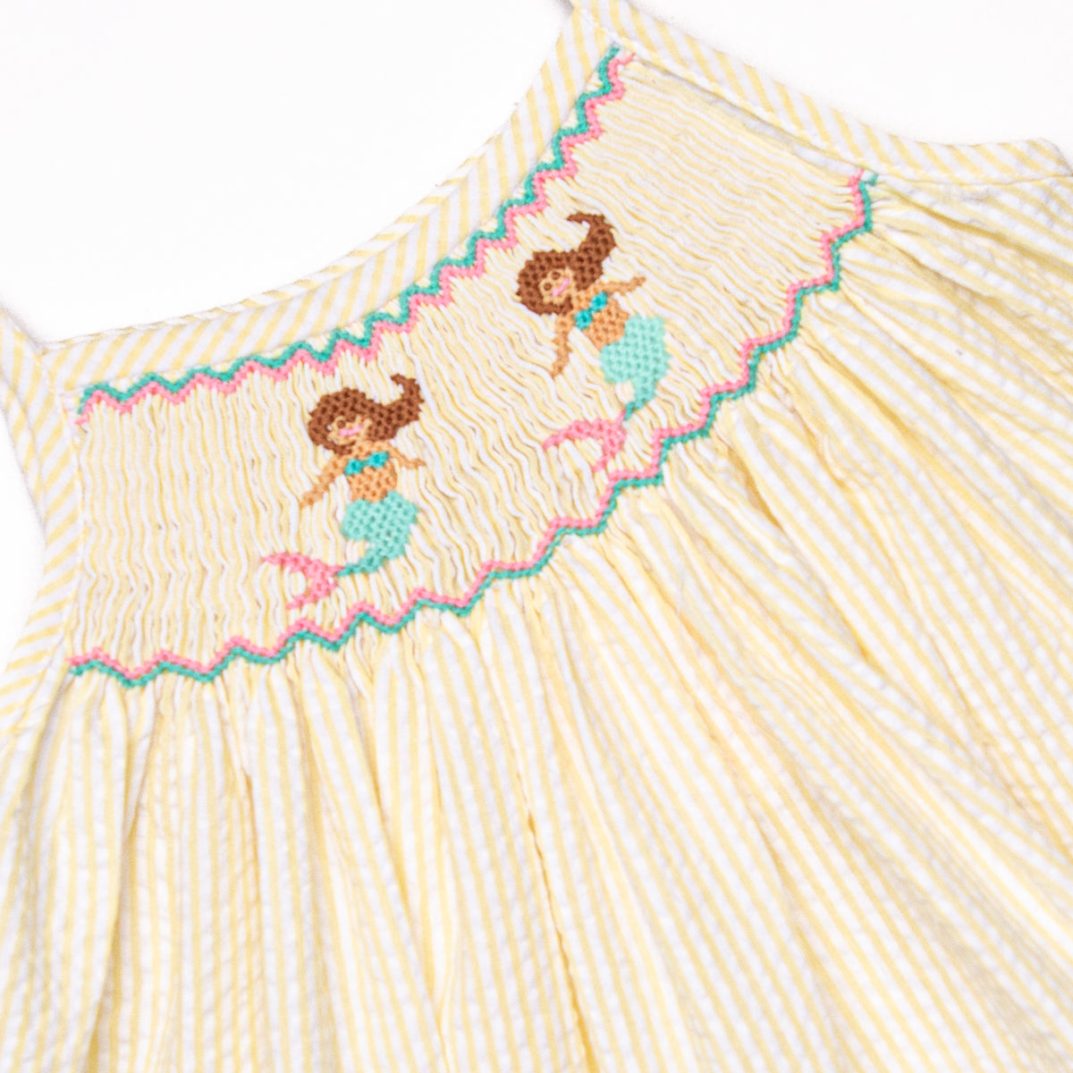 Saltwater Maidens Smocked Bloomer Set Yellow