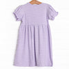Lemonade Stand Applique Dress, Purple
