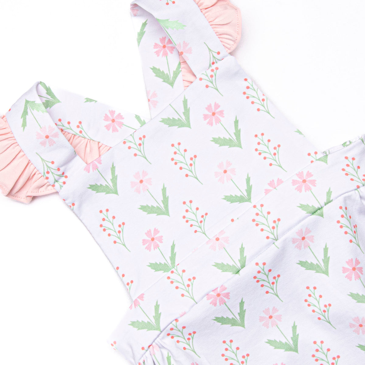 PEACHES Ruffle Sunsuit