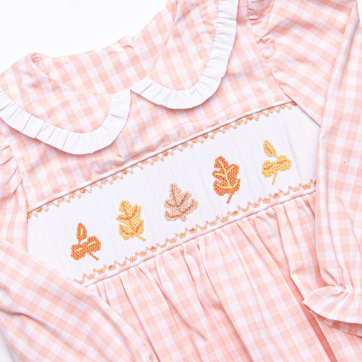 Montreal Maple Smocked Dress, Pink – Stitchy Fish