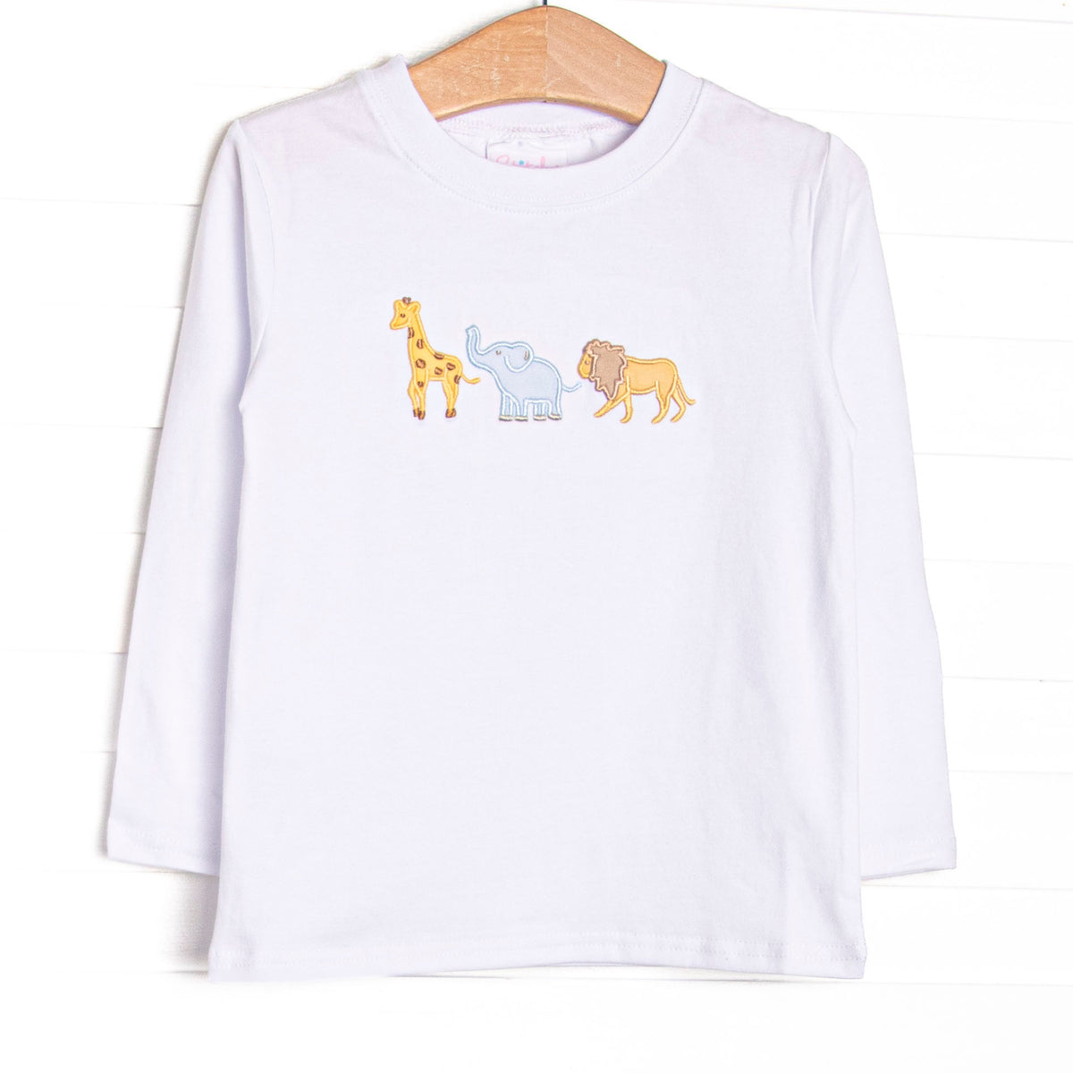 Jungle Jive Applique Top, White – Stitchy Fish