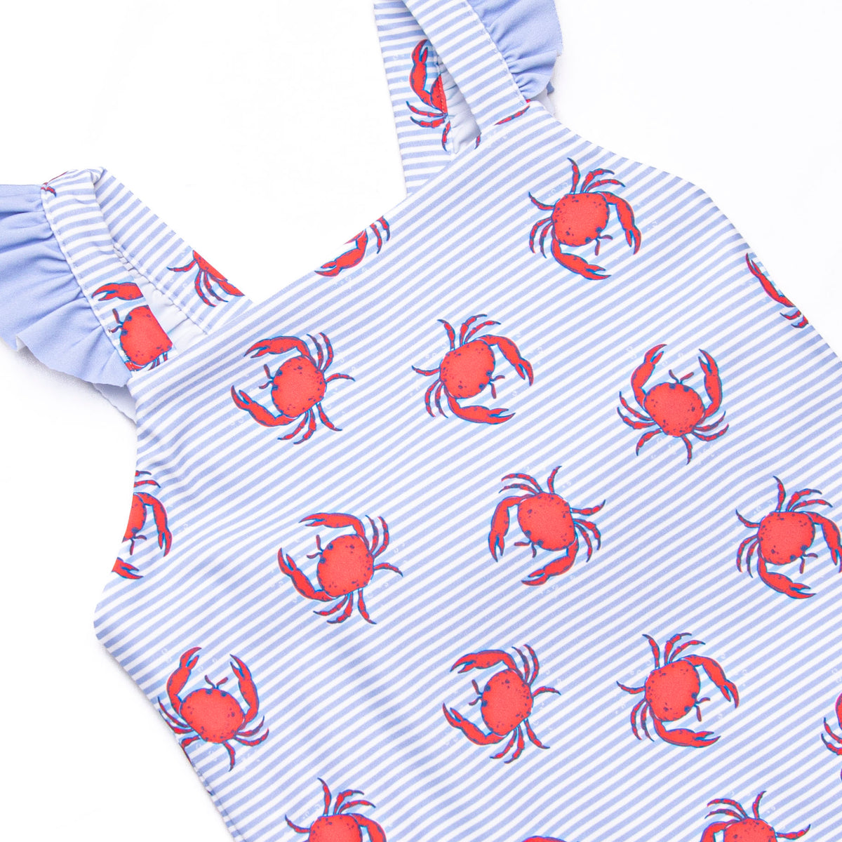East Coast Crabs One Piece, Blue – Stitchy Fish