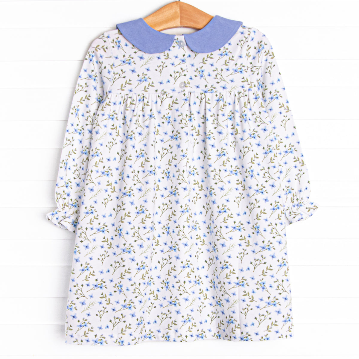 Planted Perfection Dress, Blue Stitchy Fish