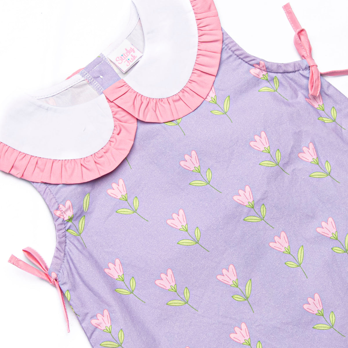 Tulip Blooms Dress, Purple – Stitchy Fish