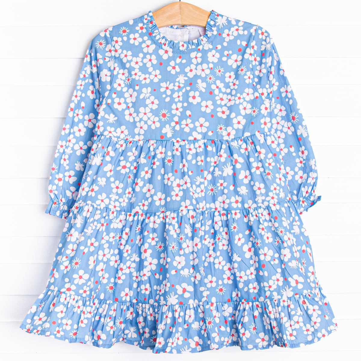 Make My Daisy Dress, Blue – Stitchy Fish