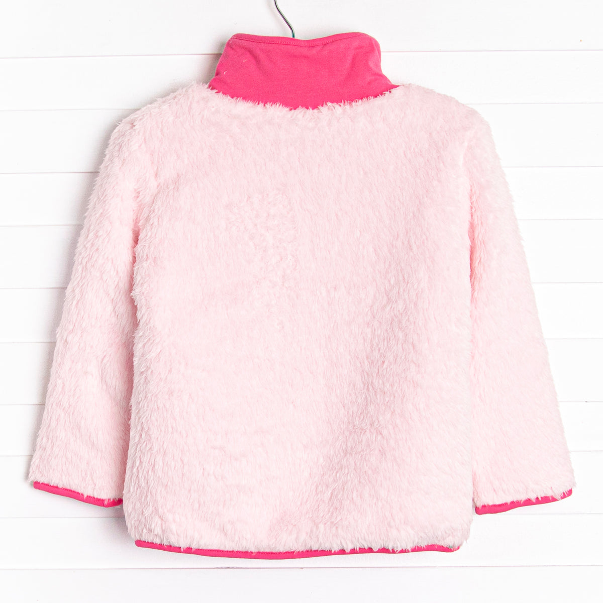 Fuzzy Zip-Up Jacket, Pink – Stitchy Fish