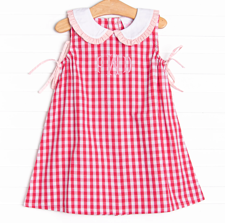 Playground Picnic Dress, Red – Stitchy Fish
