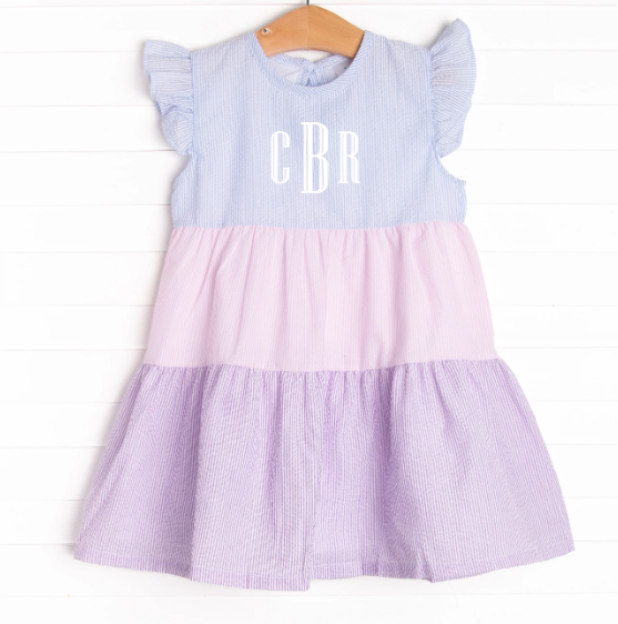 white blue and pink dress Girl's Cotton Candy Color Block in size 12M Size:54 Women's Casual & Dress this floral Selena Gomez Wears Black