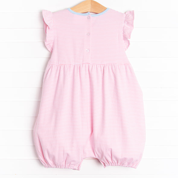 Pinky Promise Bubble Romper, Pink