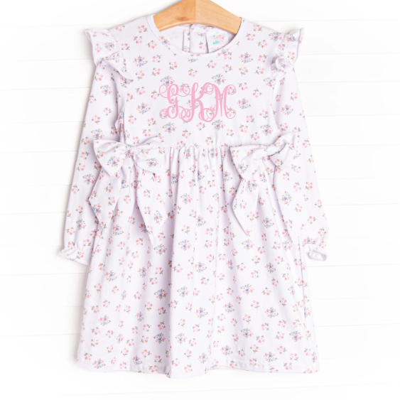 peony embroidered shift mini dress Peony Petals Dress, Pink – Stitchy Fish
