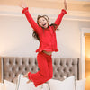 Night Before Christmas Mommy & Me Ruffle Lounge Set, Red