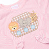 Two By Two Applique Legging Set, Pink