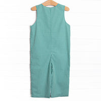 Rudolph's Runway Smocked Jon Jon, Green