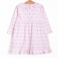 Feathersound Floral Dress, Pink