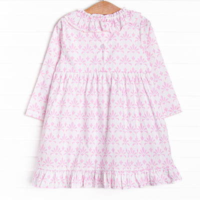 Feathersound Floral Dress, Pink