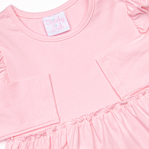 Bow-u-tiful Striped Legging Set, Pink
