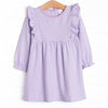 Claire Long Sleeve Dress, Purple Stripe