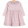 Frannie Floral Smocked Dress, Pink