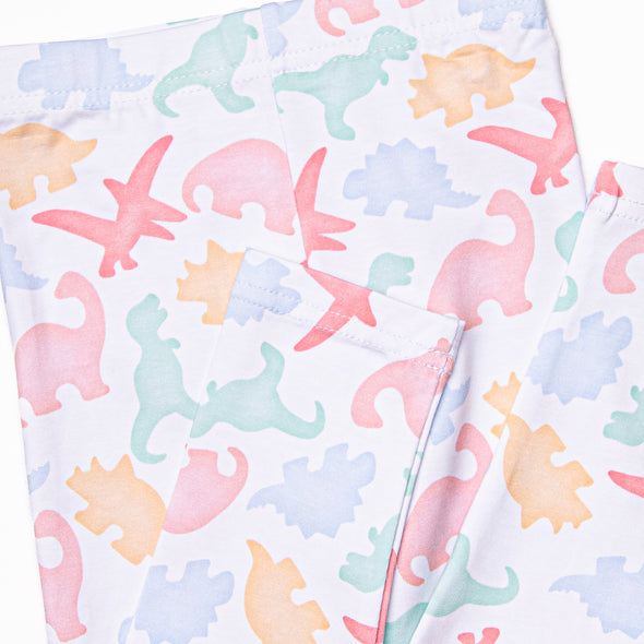Fossil Friends Legging Set, Pink