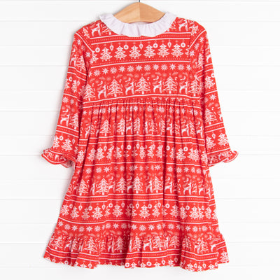 Fair Isle Favorites Bamboo Gown, Red