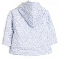 Rosemary Quilted Coat, Blue Willow