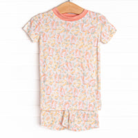 Colors of the Wind Bamboo Pajama Short Set, Green