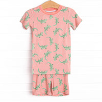 Everglade Gators Bamboo Pajama Short Set, Orange