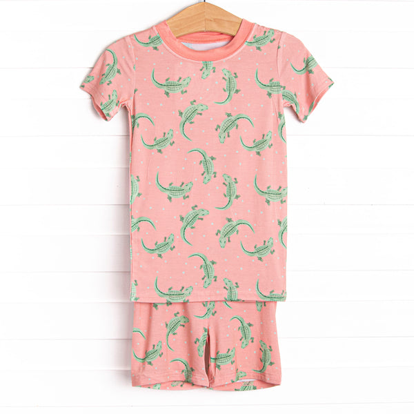 Everglade Gators Bamboo Pajama Short Set, Orange