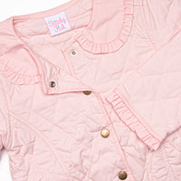 Parker Ruffle Coat, Pink