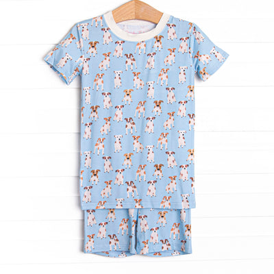 Park Pal Bamboo Pajama Short Set, Blue