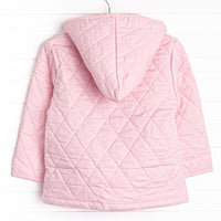 Rosemary Quilted Coat, Pink