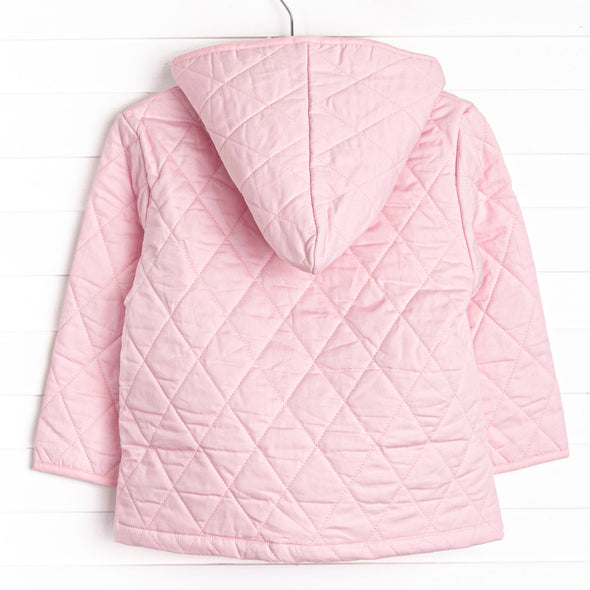 Rosemary Quilted Coat, Pink