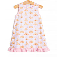 Seashells and Sandcastles Dress, Pink