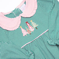 Festive Firs Applique Legging Set, Green