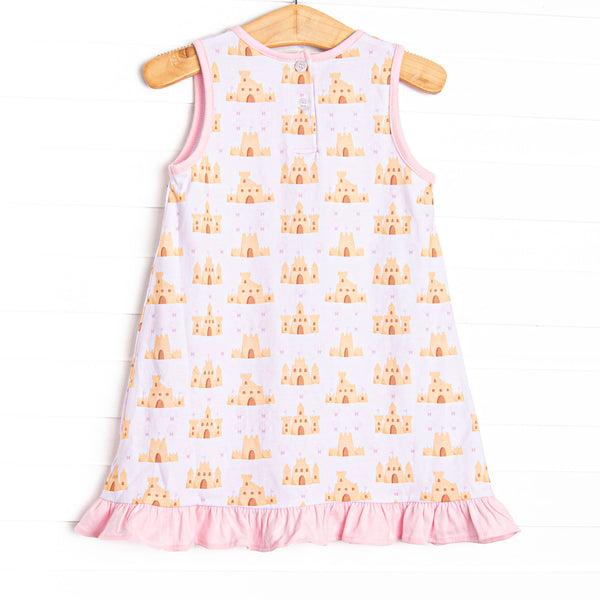 Seashells and Sandcastles Dress, Pink