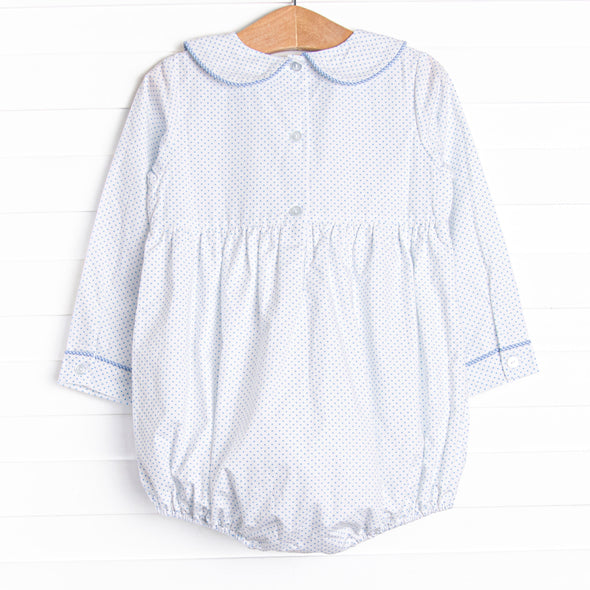 Pampered Pups Smocked Bubble, Blue