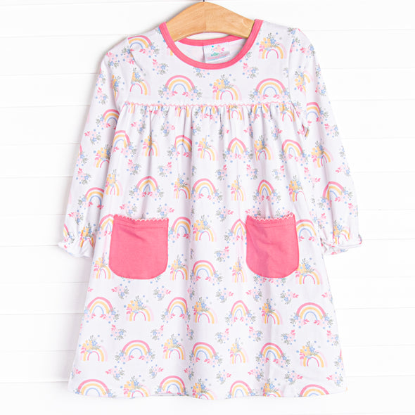 Paint the Sky Pocket Dress, Pink