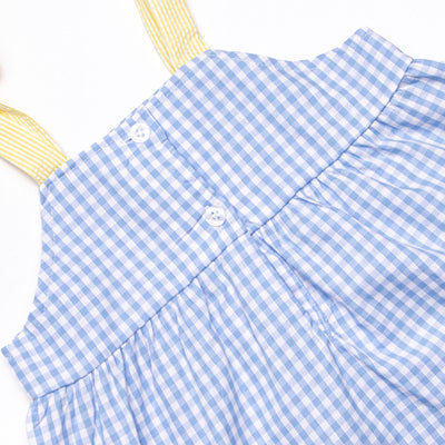 Sour Slice Applique Pocket Diaper Set, Blue
