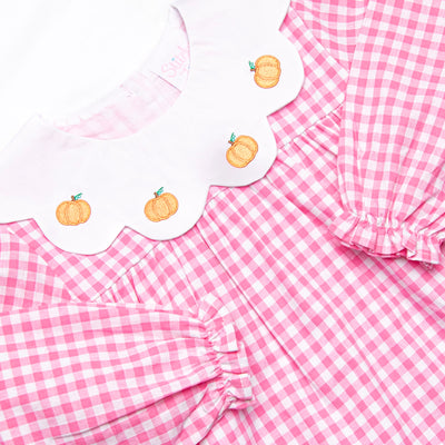 Pumpkin Patch Proper Embroidered Legging Set, Pink