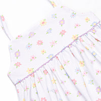 Petite Petals Ruffle Short Set, Purple