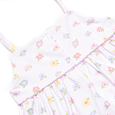 Petite Petals Ruffle Short Set, Purple
