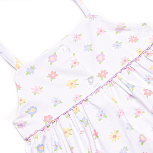 Petite Petals Ruffle Short Set, Purple