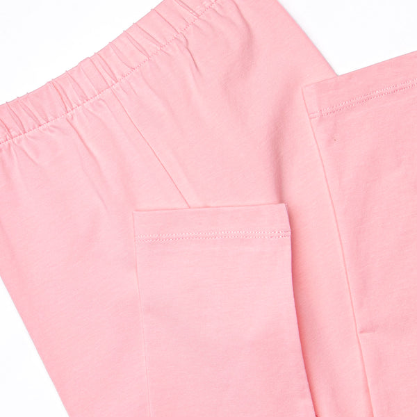 Ginger Snap Season Smocked Legging Set, Pink